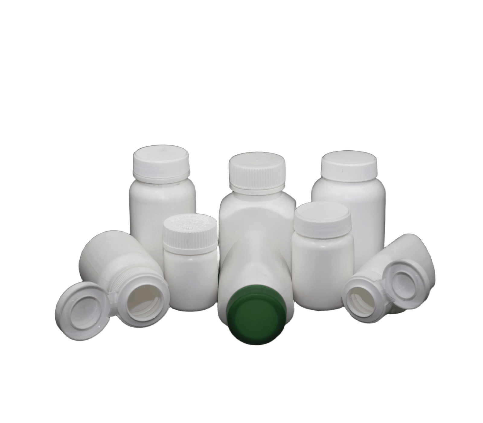 medicine and laboratory plastic pots scaled